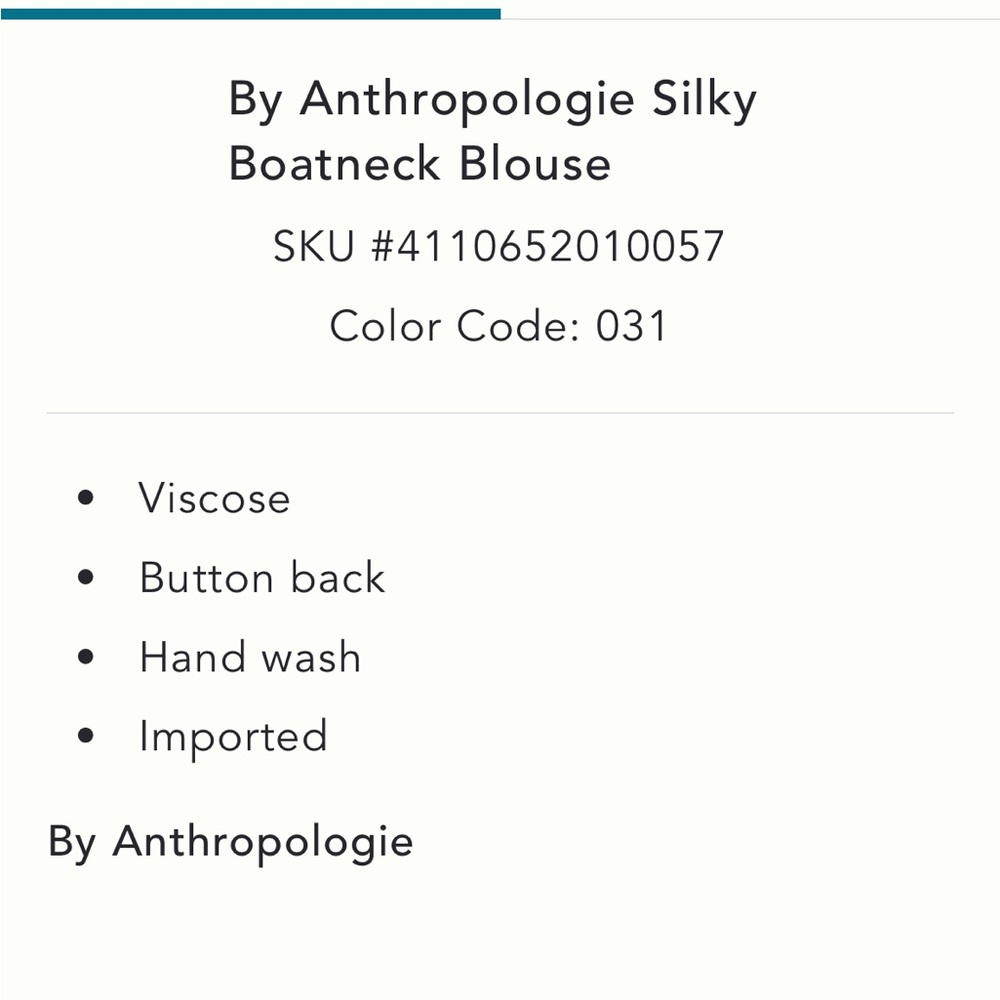 Anthropologie size M Elegant Sage Green Women's BLOUSE - Picture 6 of 6